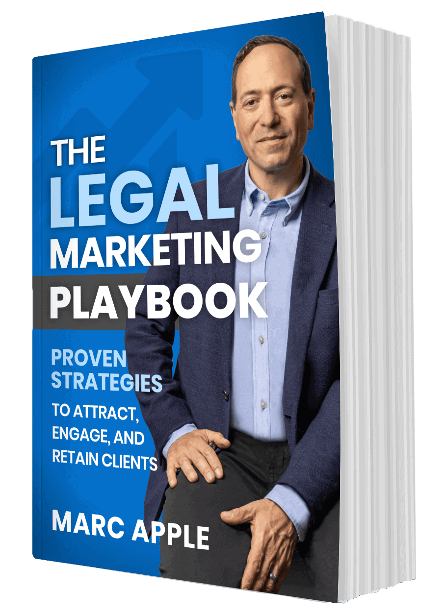 The Legal Marketing Playbook — book cover